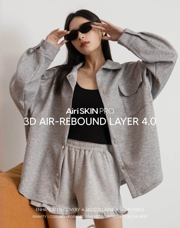 FEATHERLIGHT STRETCH COTTON COLLARED BUTTON-DOWN SHIRT