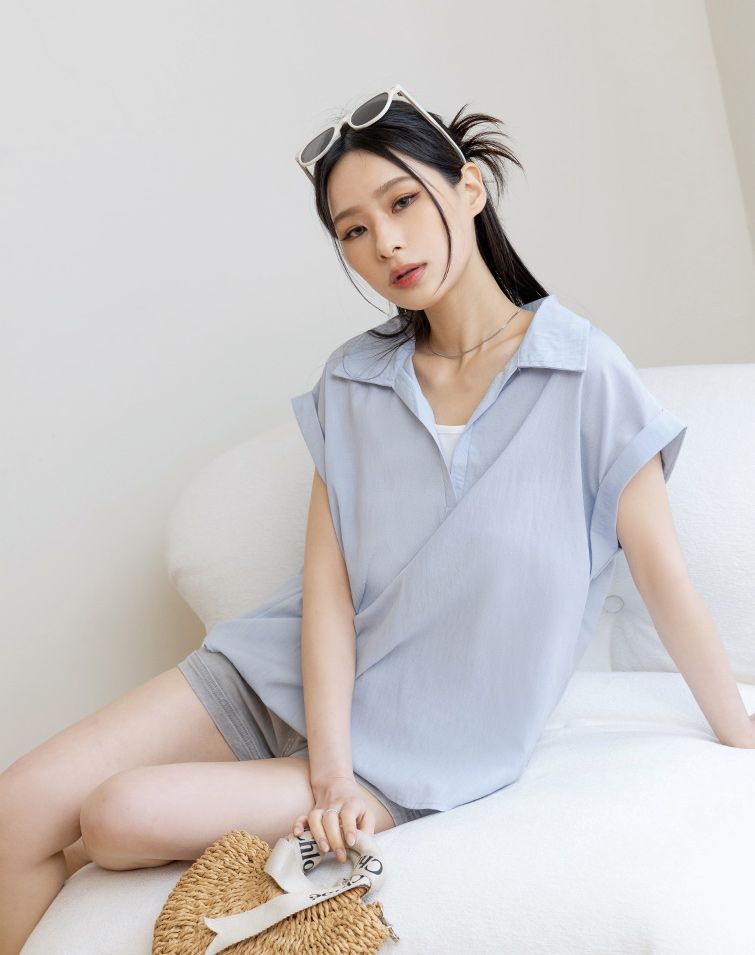 SOLID LAYERED PADDED SHIRT