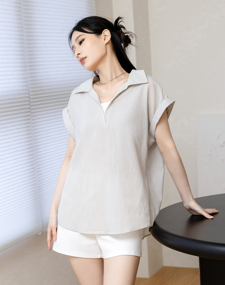 SOLID LAYERED PADDED SHIRT