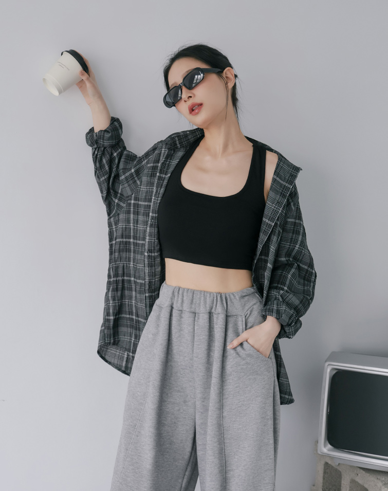 CLASSIC PLAID OVERSIZED SHIRT