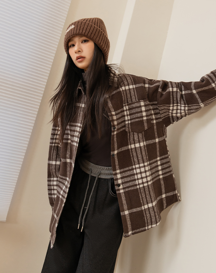 SOFT-FLEECE COLLARED SHIRT
