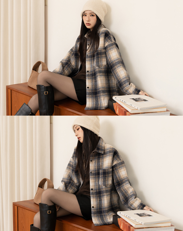 SOFT-FLEECE COLLARED SHIRT