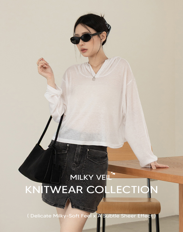 MIT MILKY-SOFT HOODED TOP