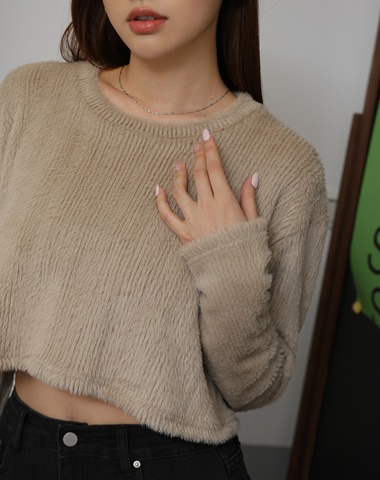 RELAXED ASYMMETRICAL FLEECE TOP