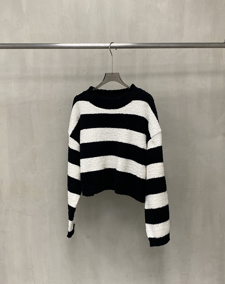 MODERN COLORBLOCK STRIPED SWEATER