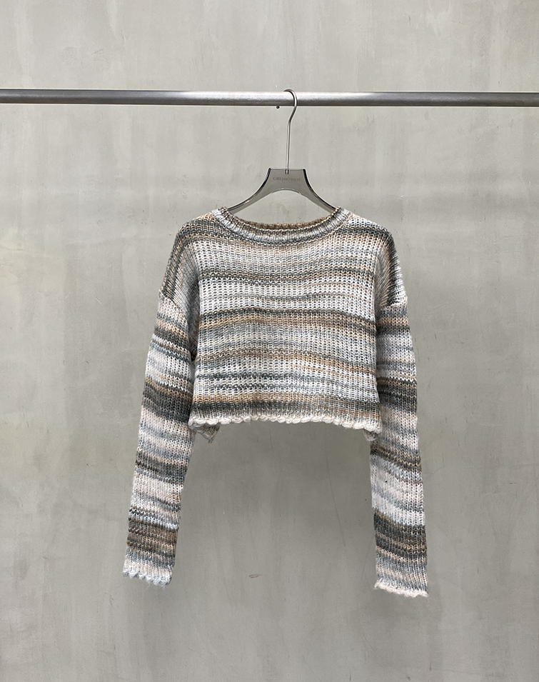 SOFT MIST TEXTURED KNIT SWEATER
