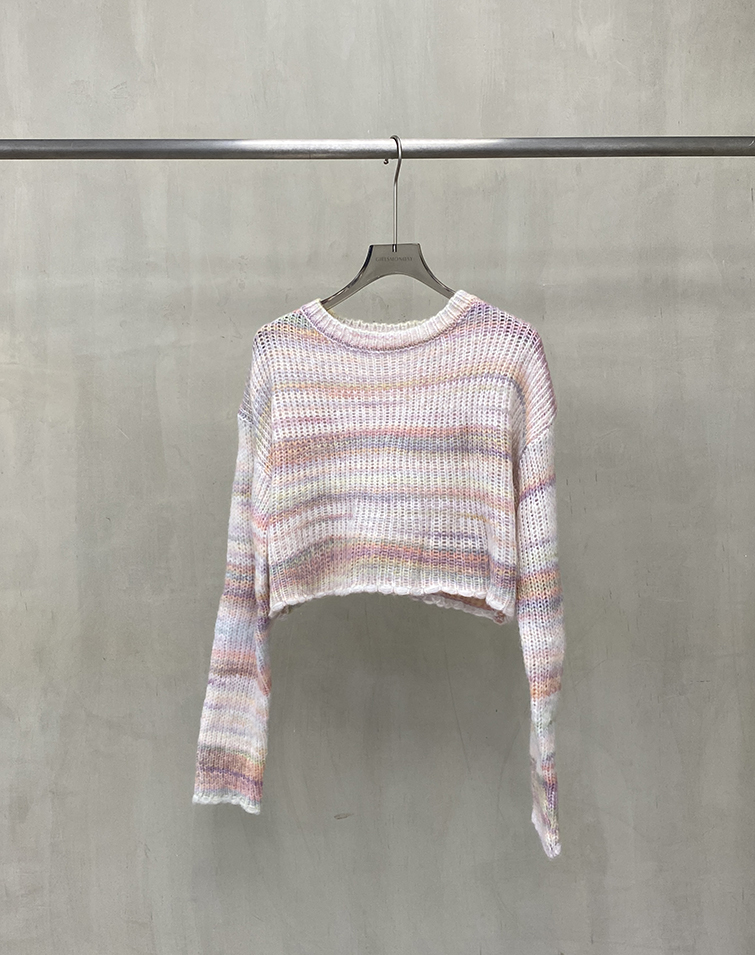 SOFT MIST TEXTURED KNIT SWEATER
