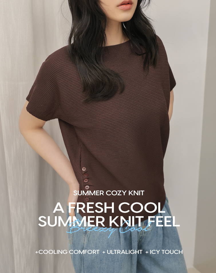 VERSATILE COOLING RIBBED SHORT-SLEEVE TOP