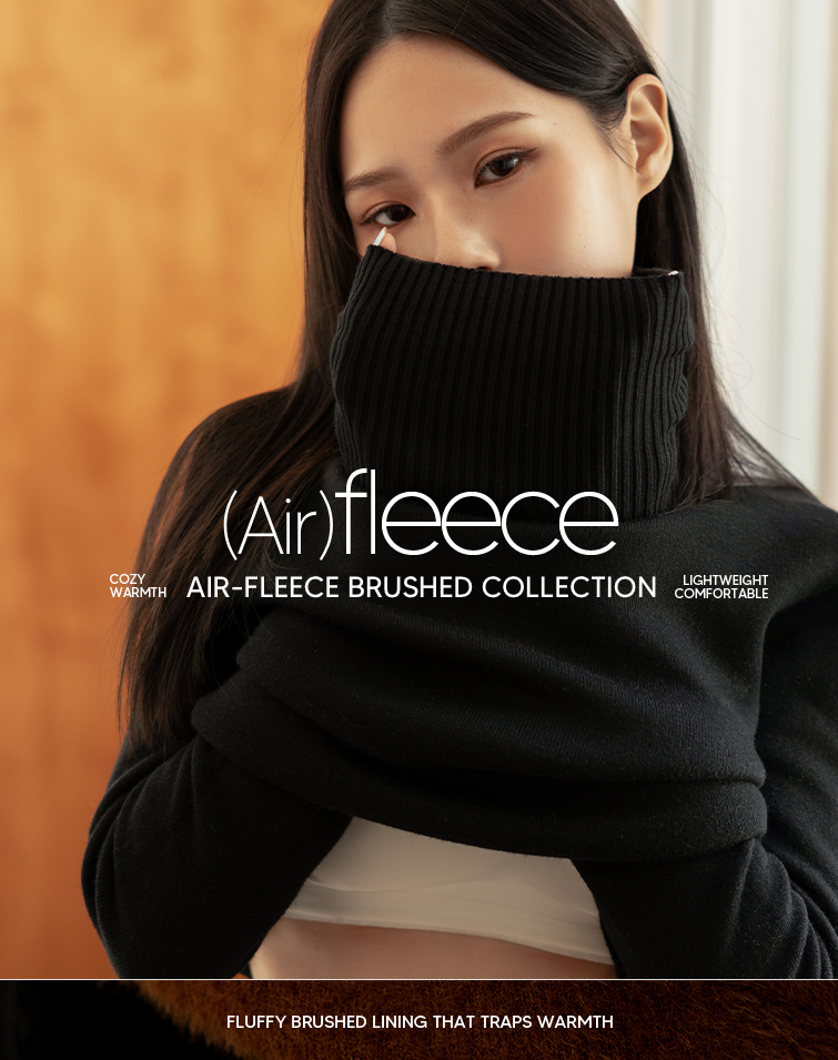 THERMAL FLEECE HIGH-NECK TOP