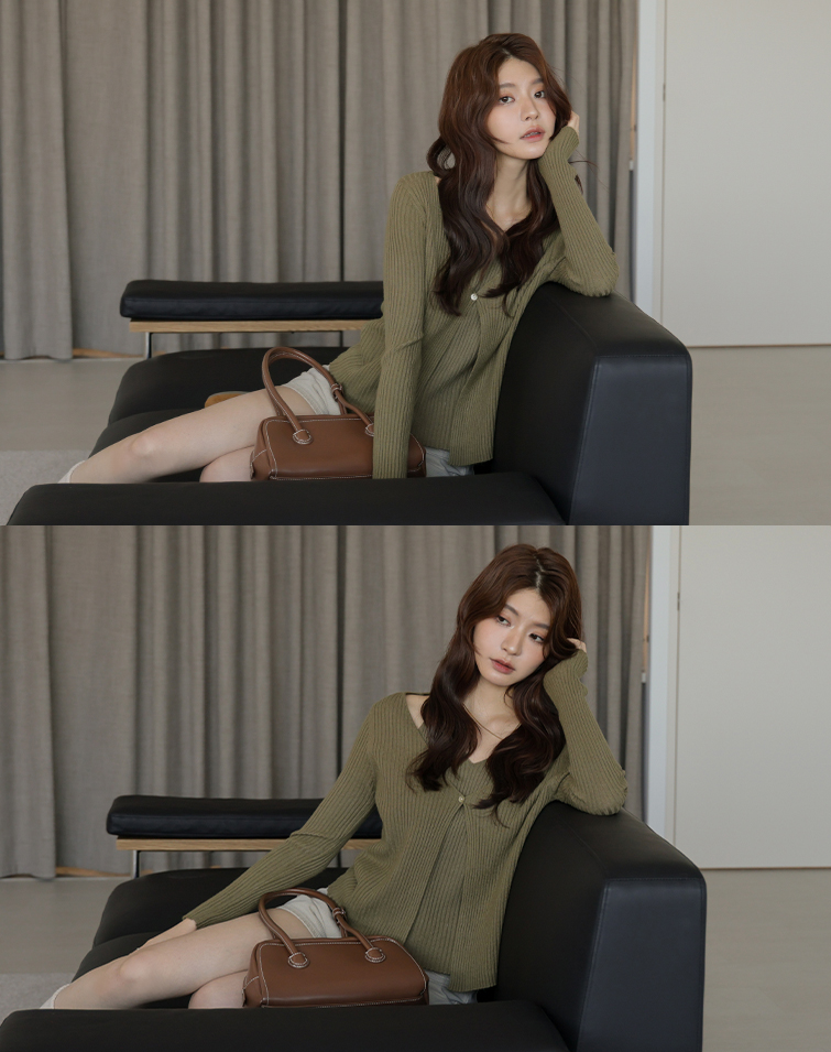 SOFT-TOUCH 2-PIECE RIBBED TOP