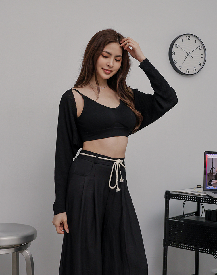 SOFT TEXTURED KNIT LONG-SLEEVE CARDIGAN