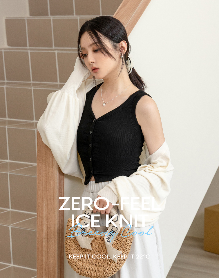 COOLING SLIM  CARDIGAN