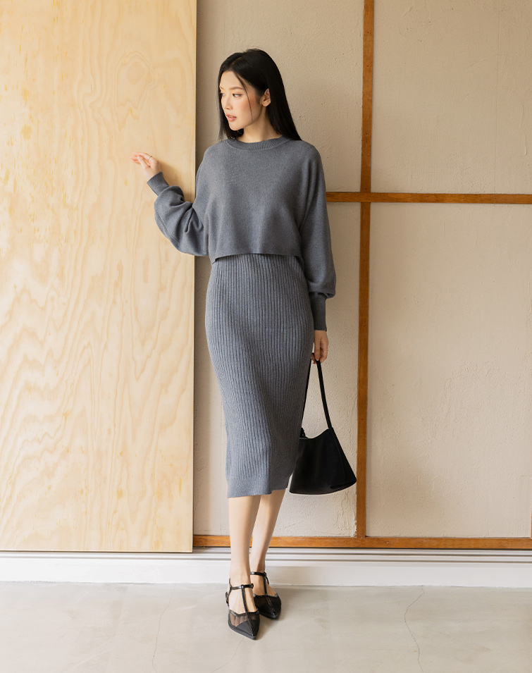 SOFT-COTTON 2-PIECE DRESS