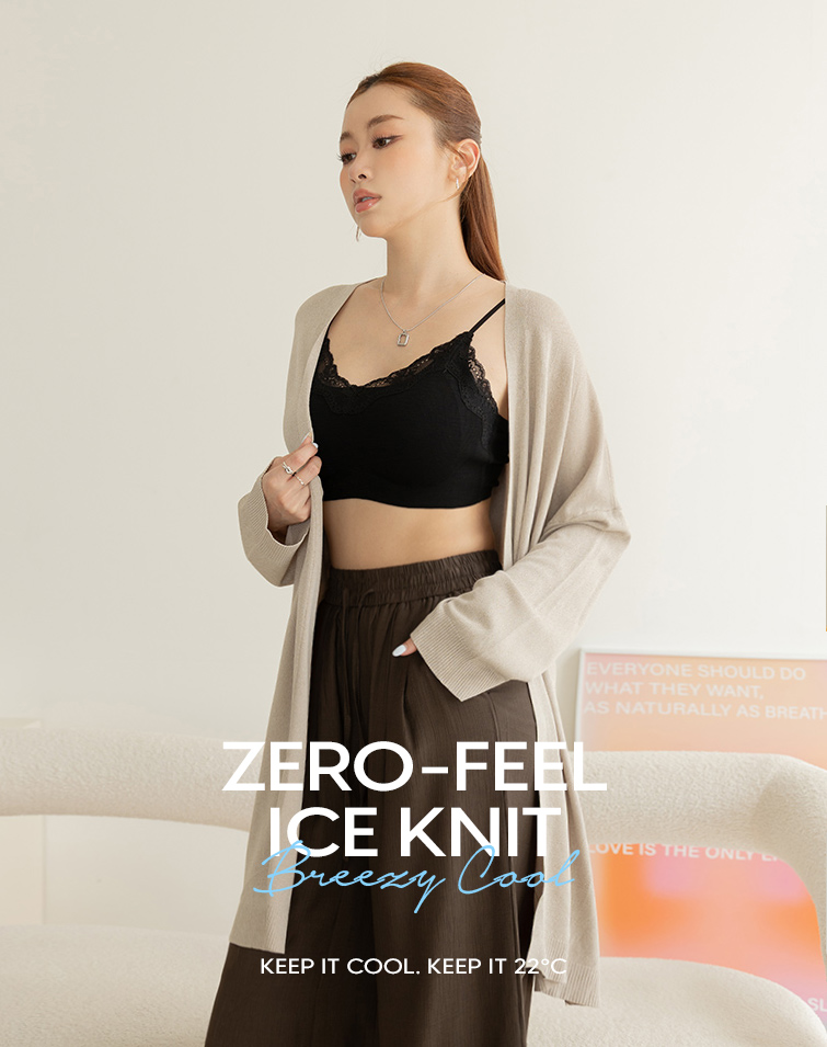COOLING KNIT CARDIGAN