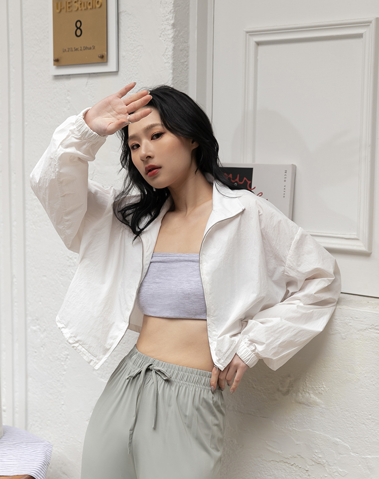 LIGHTWEIGHT CUFFED SLEEVE BASIC JACKET