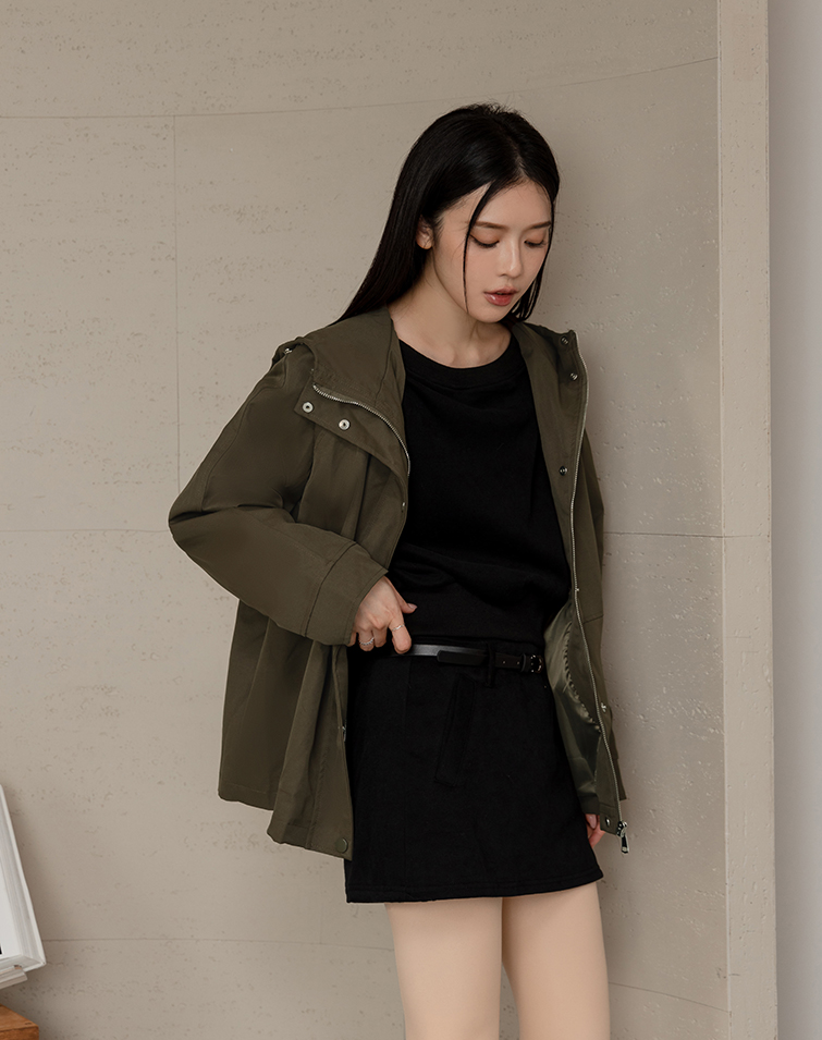 SPORTY DRAWSTRING JACKET