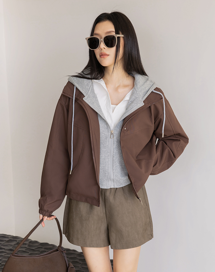 EAVY DUTY 2-PIECE HOODED ZIP JACKET