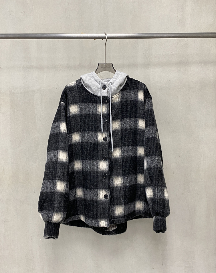 COLORBLOCK BLEND HOODED JACKET