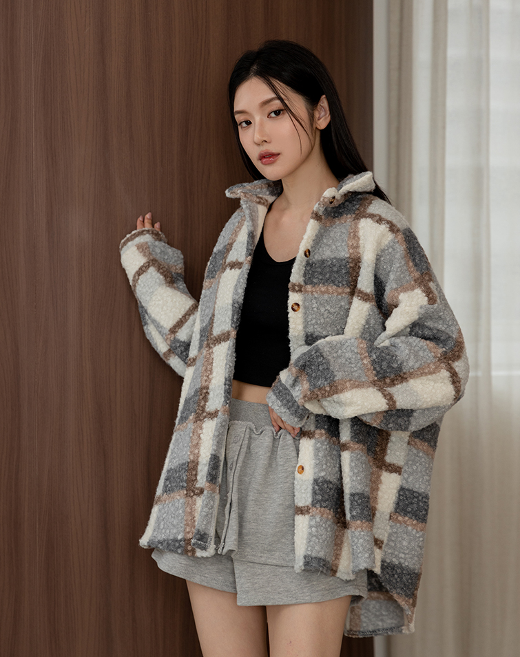 TEDDY FLEECE SHIRT JACKET