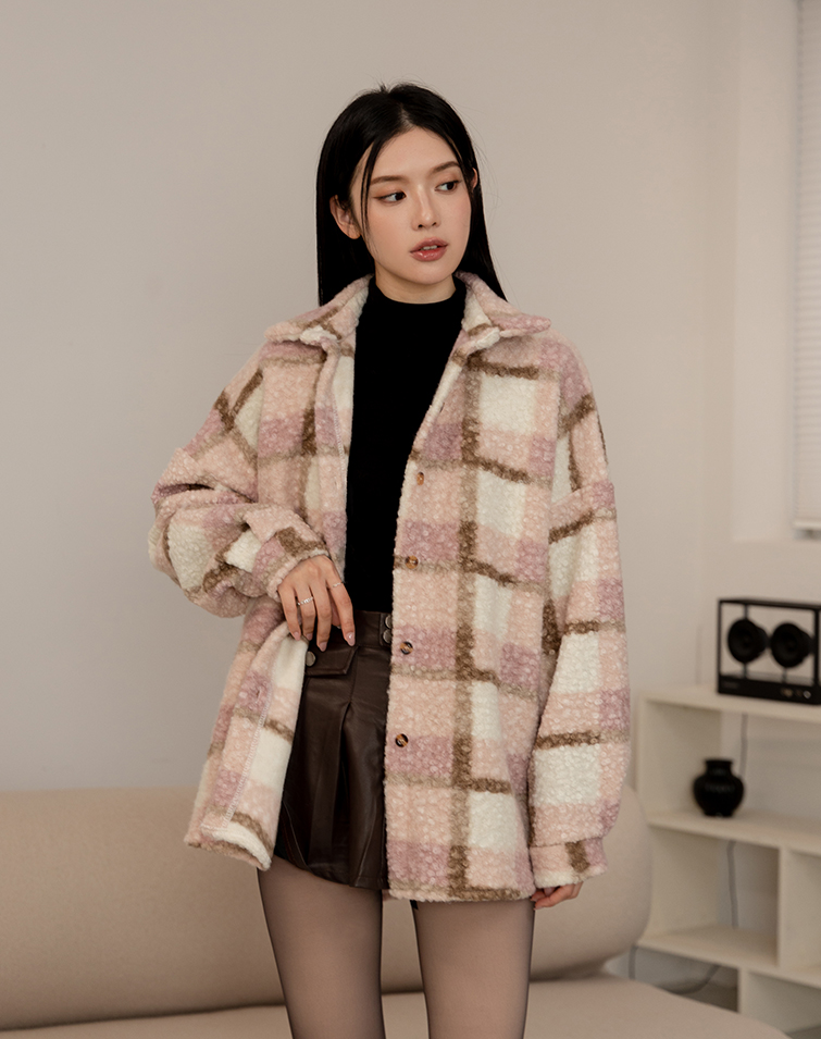 TEDDY FLEECE SHIRT JACKET