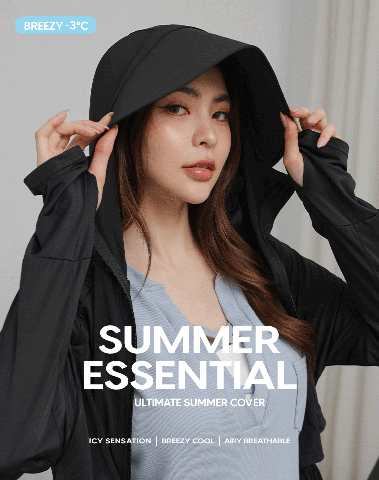 CASUAL TWO-IN-ONE LOOSE SUN PROTECTION DRESS