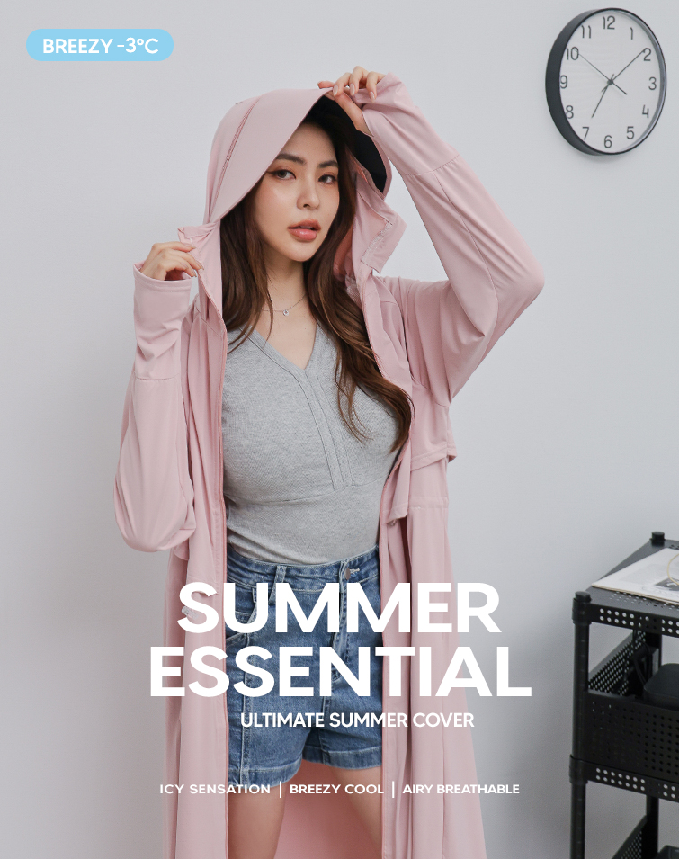 CASUAL TWO-IN-ONE LOOSE SUN PROTECTION DRESS