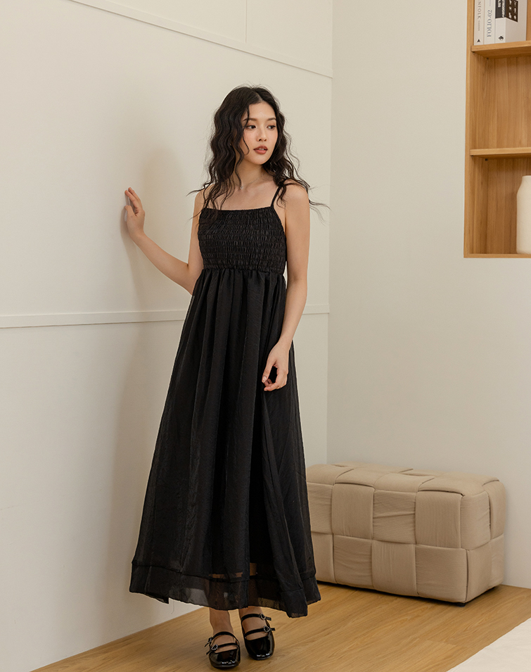 WHISPER BUBBLE TEXTURE DRESS