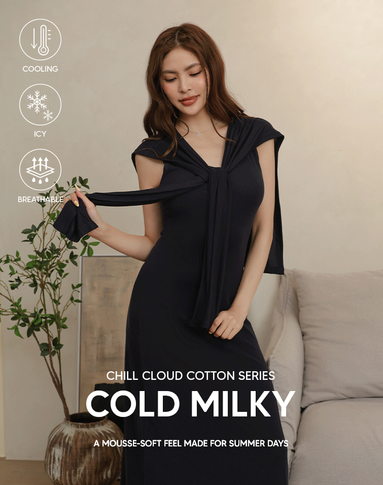 ELEGANT SOLID-COLOR SHAWL VEST DRESS