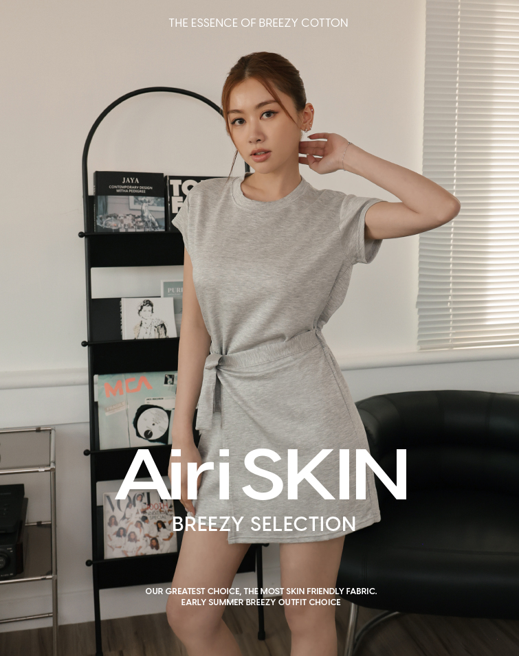 MIT FEATHERLIGHT COTTON COMFORTABLE WAIST-TIE DRESS