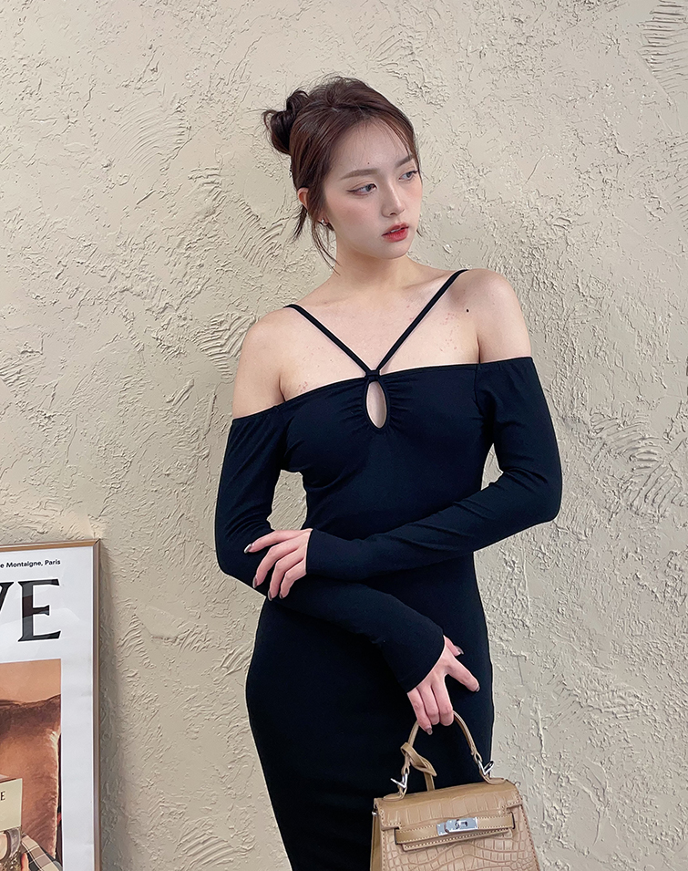 MYSTIC CROSS-BACK MERMAID DRESS