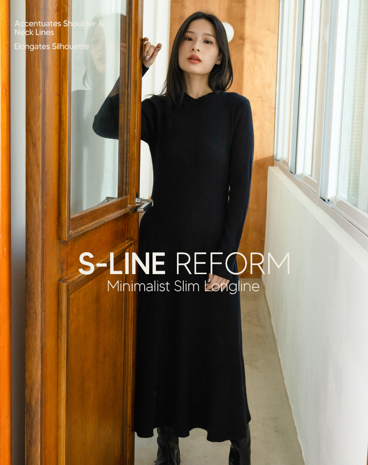 MINIMALIST ROUND-NECK DRESS