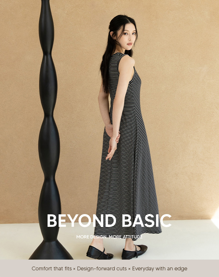 MIT SLIM RIBBED TANK DRESS