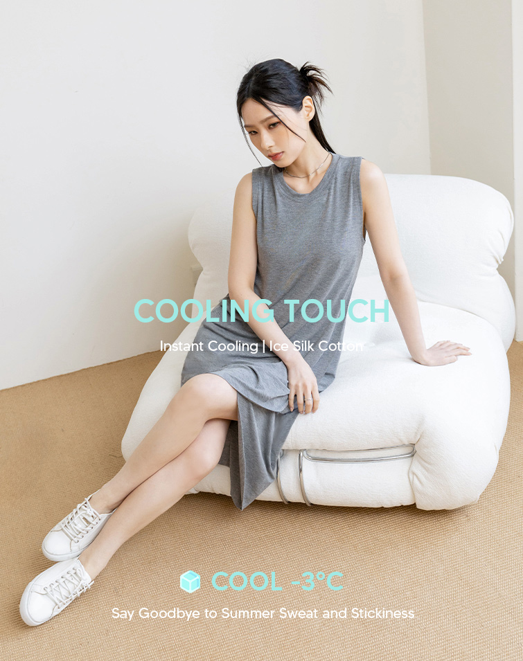 MIT AIRY BUBBLE TANK DRESS