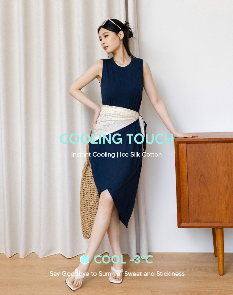 MIT AIRY BUBBLE TANK DRESS