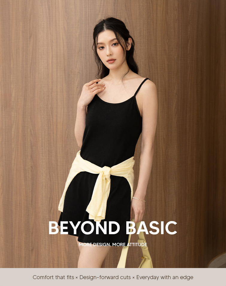 MIT SLIM RIBBED CAMI DRESS