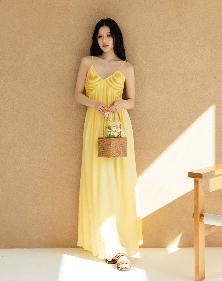 SUMMER CORD TIE DRESS
