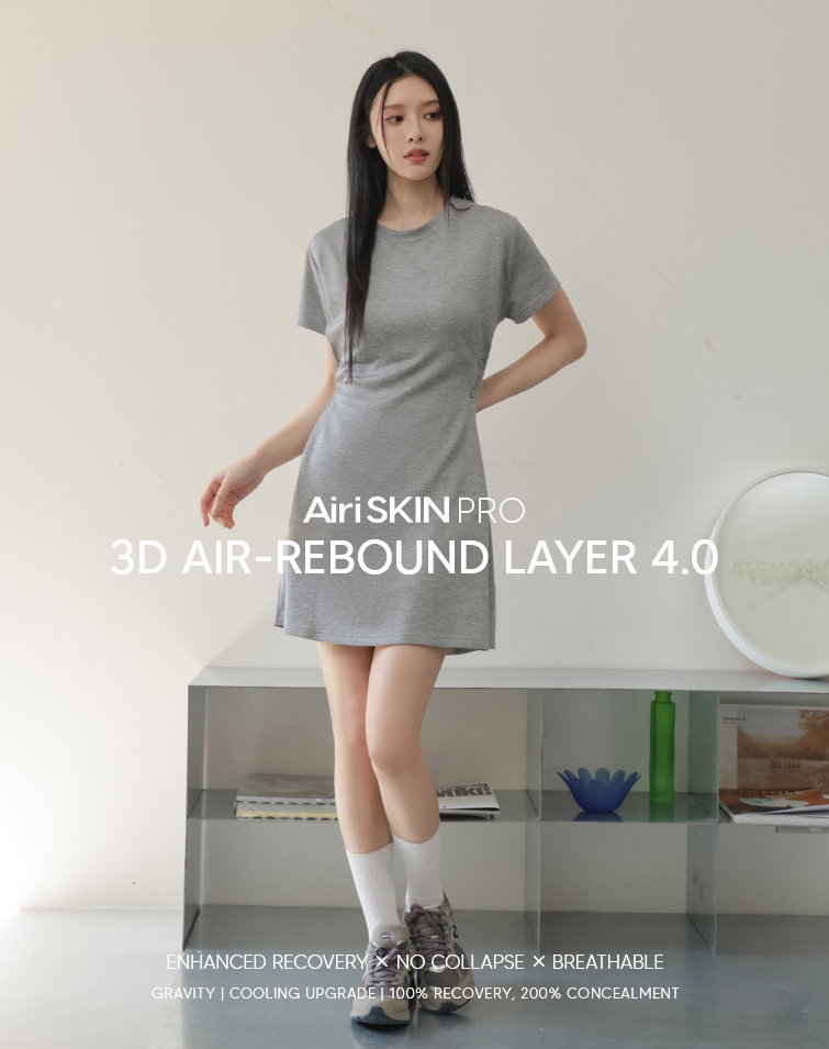 MIT FEATHERLIGHT DOUBLE-BUTTON CINCHED SHORT DRESS