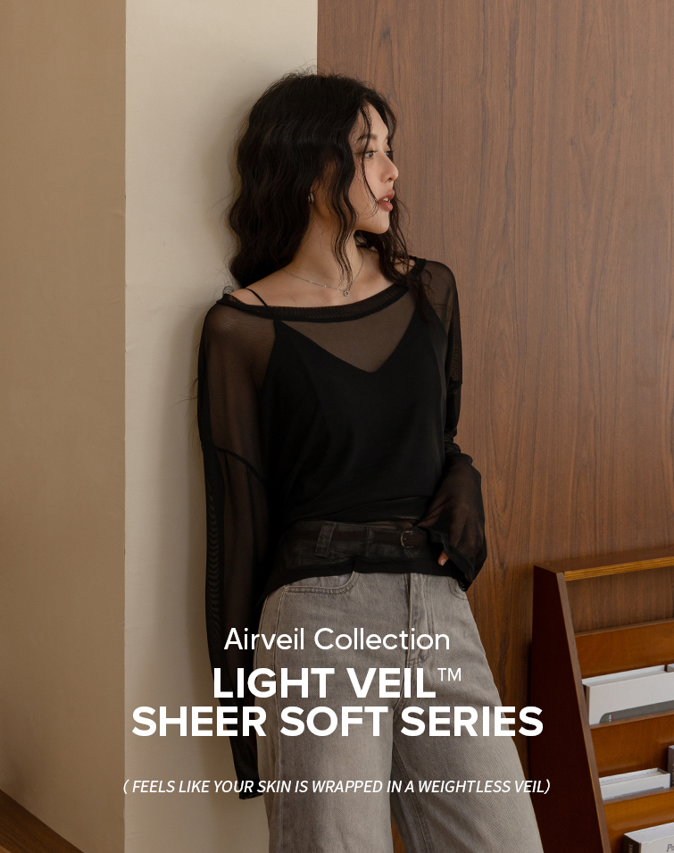 DREAMY SHEER BACK-TIE LONG-SLEEVE TOP