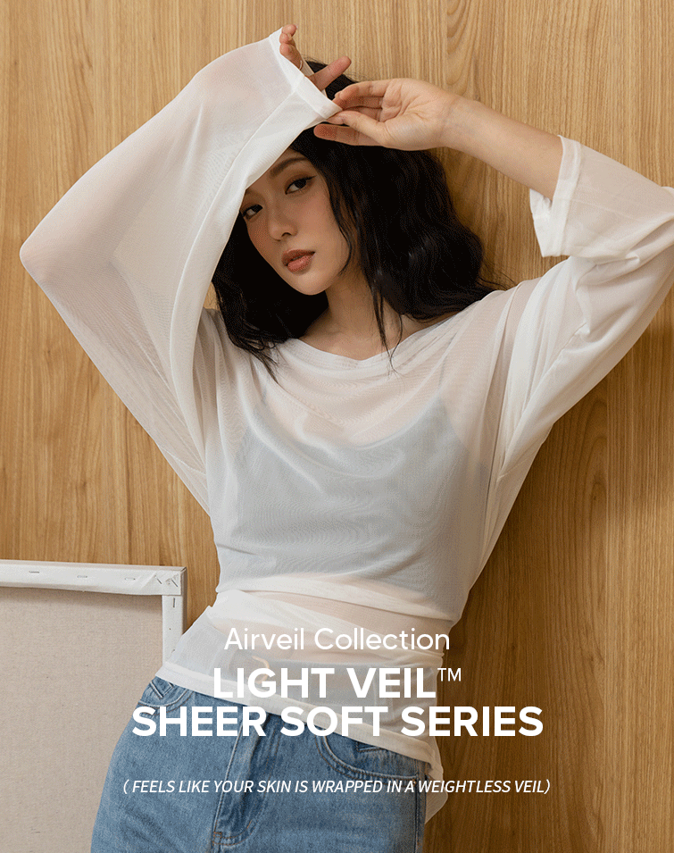 DREAMY SHEER BACK-TIE LONG-SLEEVE TOP
