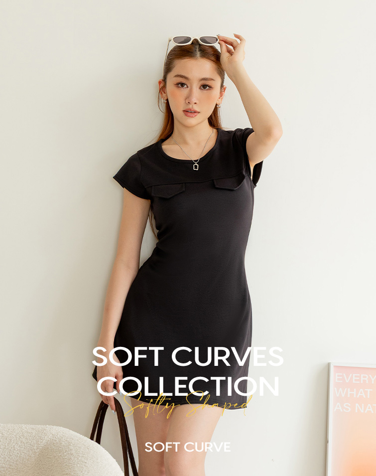 MIT STRUCTURED FLAP DRESS