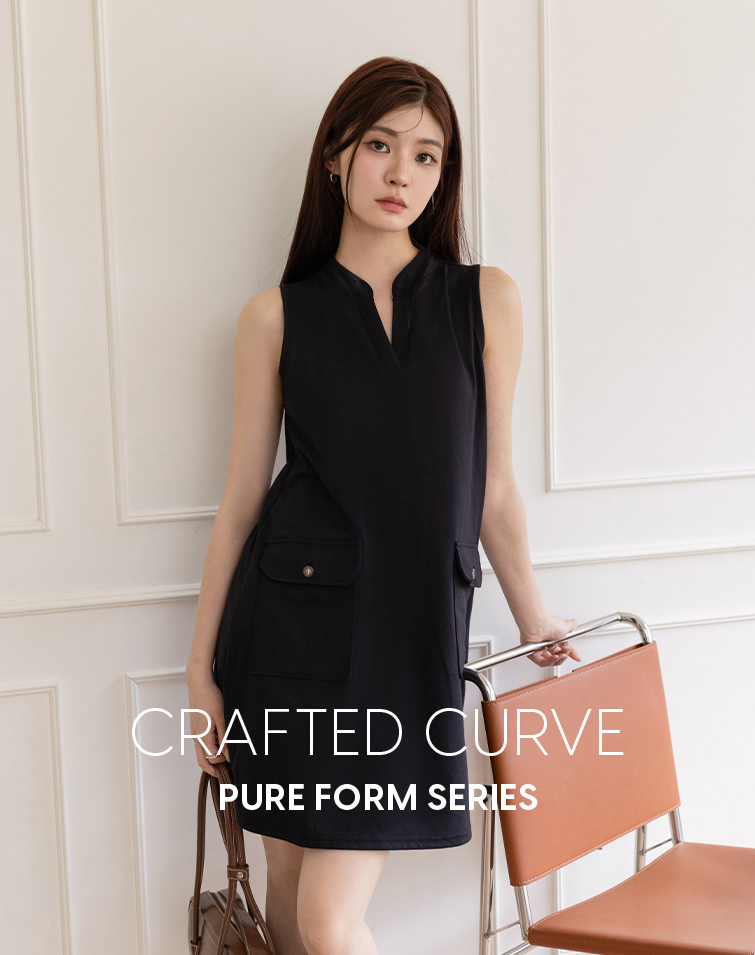 MIT SLIM POCKET DRESS