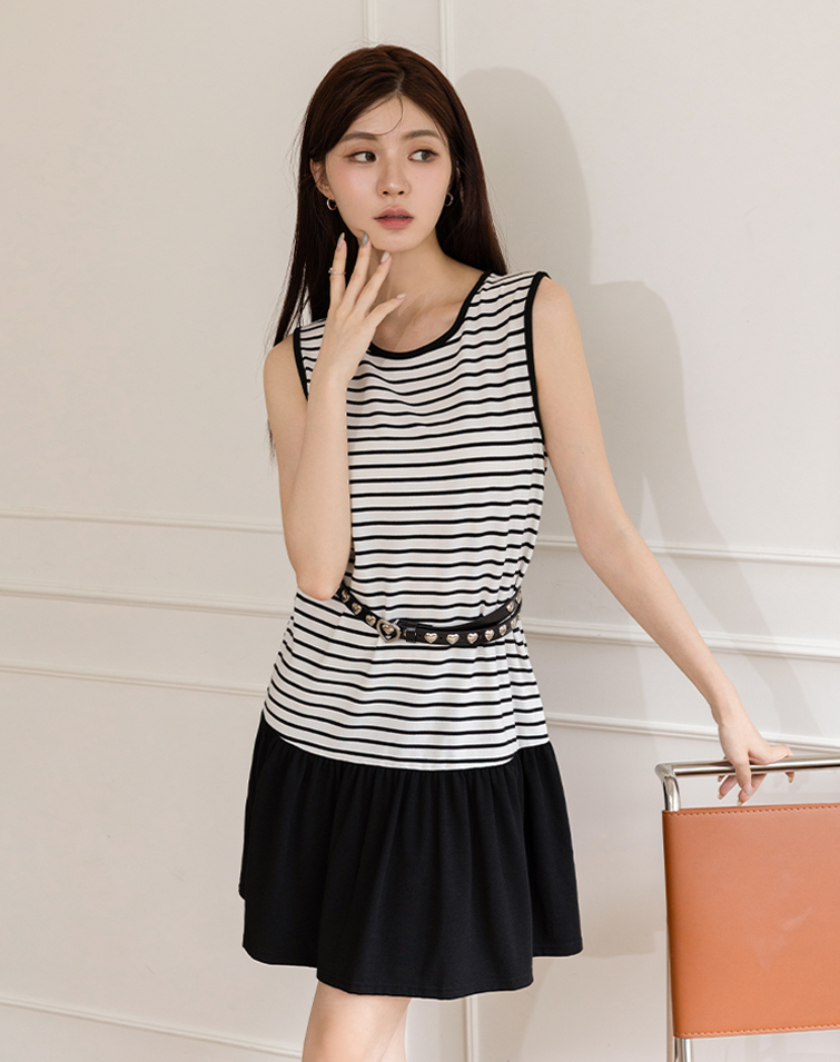 MIT SLIM STRIPED DRESS