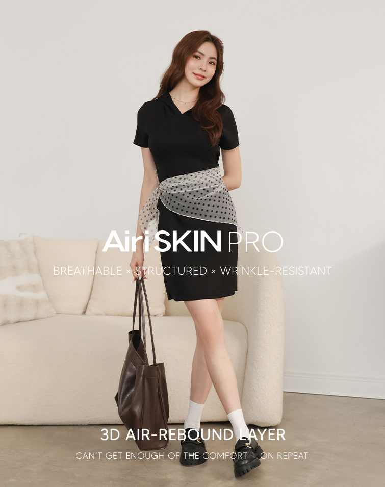 MIT FEATHER-COTTON PLUS HOODED MINI DRESS