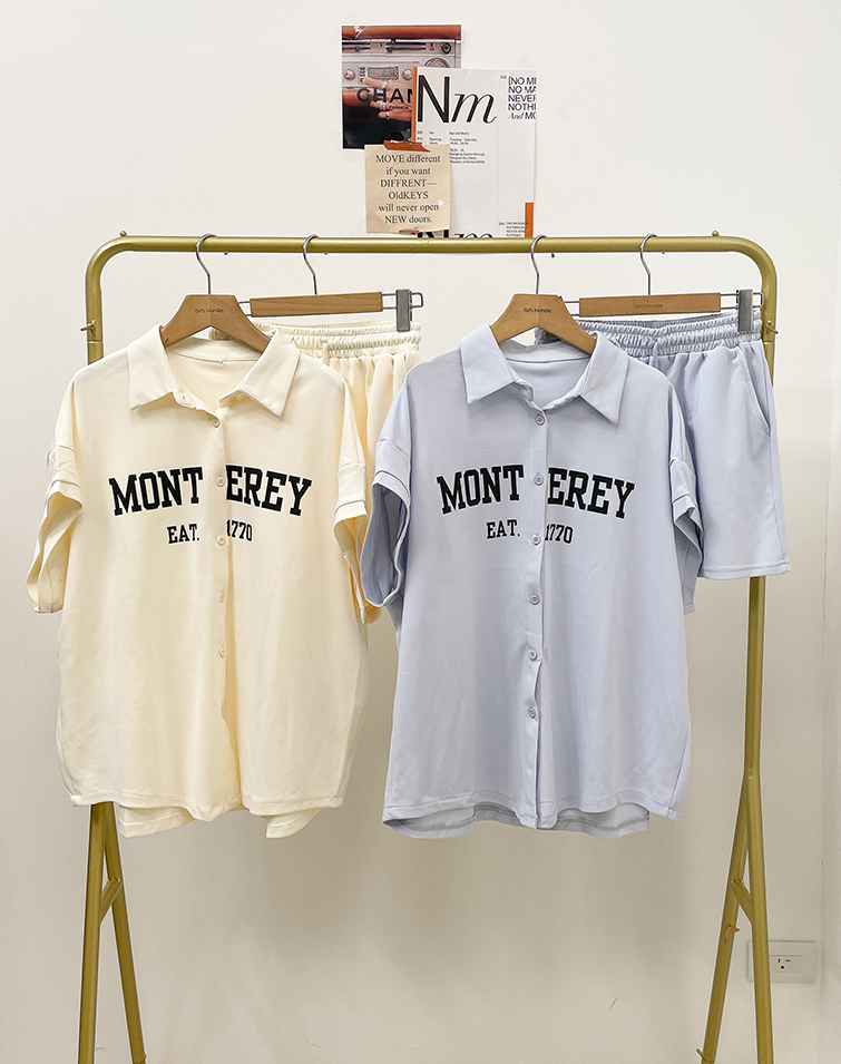 KOREAN-STYLE CREAMY COMFORTABLE LONG-SLEEVE SET