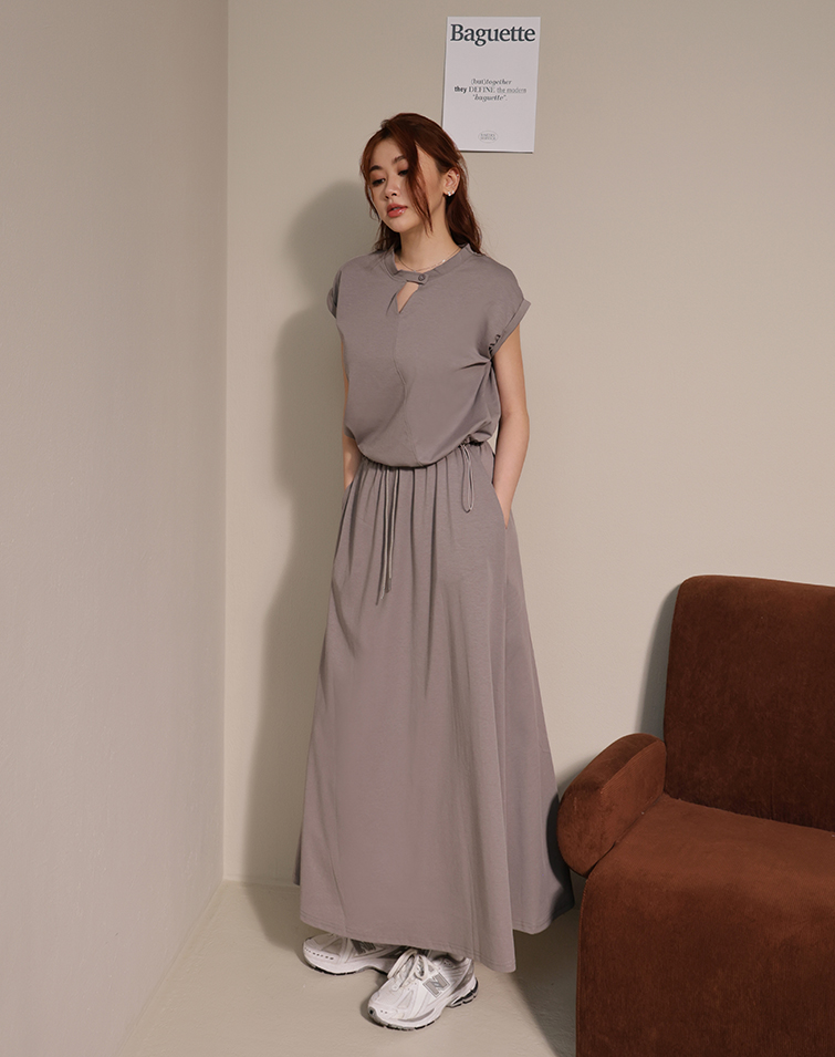 FASHIONABLE CUTOUT VEST SET