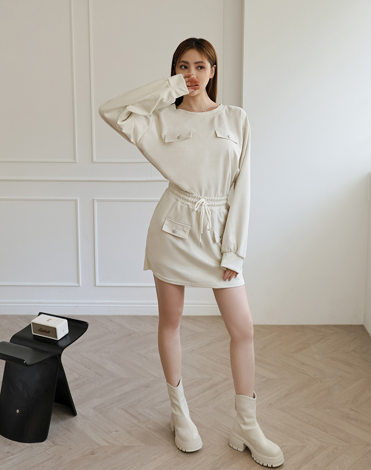CLASSY POCKET-DETAIL SET