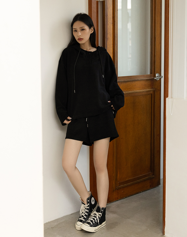 RELAXED CORDUROY SHORTS SET