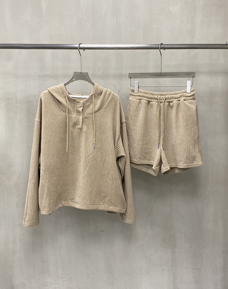 RELAXED CORDUROY SHORTS SET