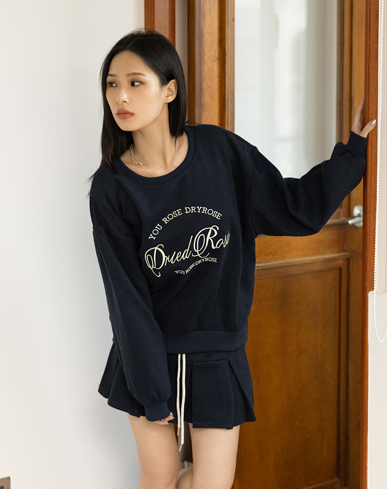 VIBRANT LETTER PRINT SKIRT SET