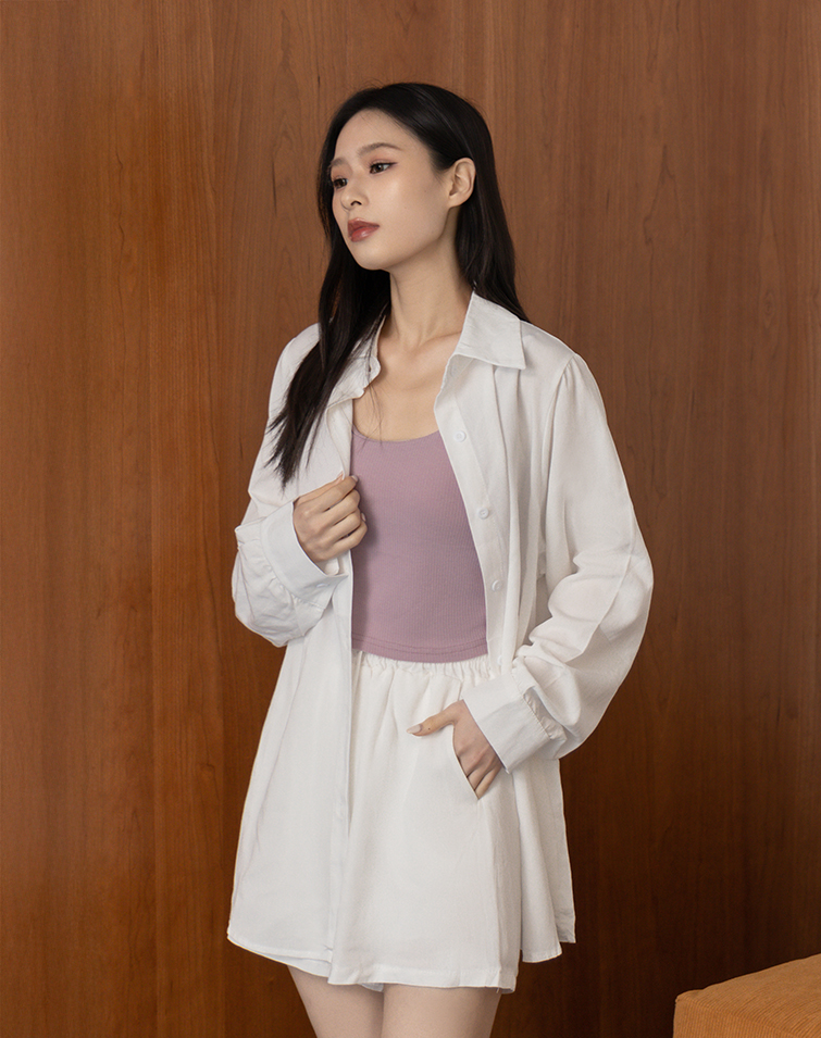 FRENCH CHIC RELAXED SHIRT SET